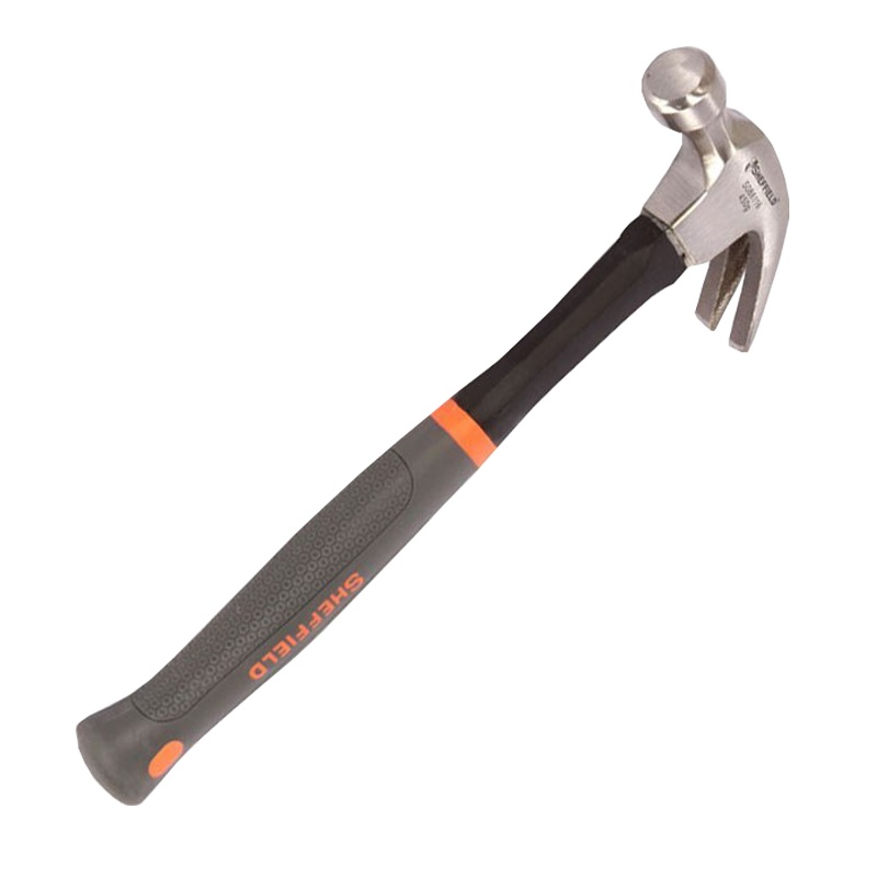 钢盾纤维柄羊角锤榔头起钉锤 24oz S088124
