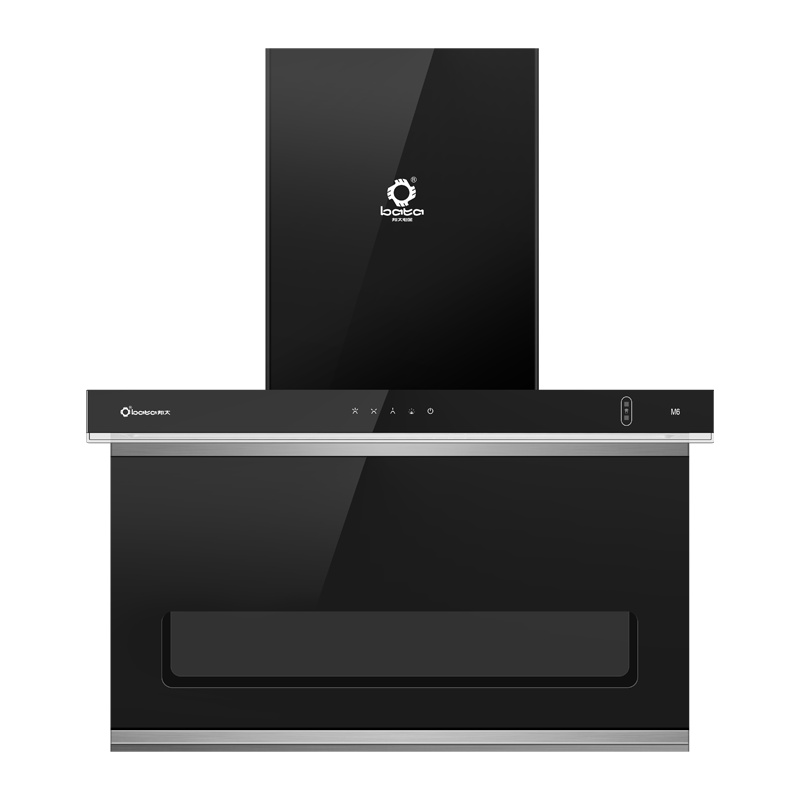 邦太(bata)M6侧吸式油烟机 大吸力自动清洗家用1级能效 7字型上下双吸