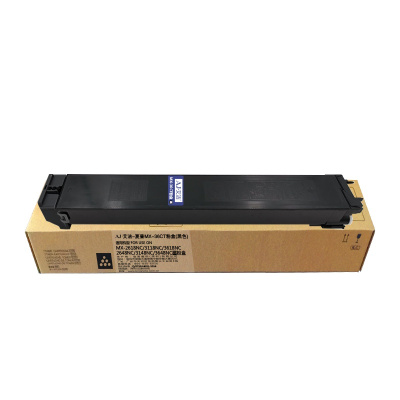 艾洁 夏普MX-36CT粉盒黑色 适用MX-2618NC 3118NC 3618NC 2648NC 3148NC 364