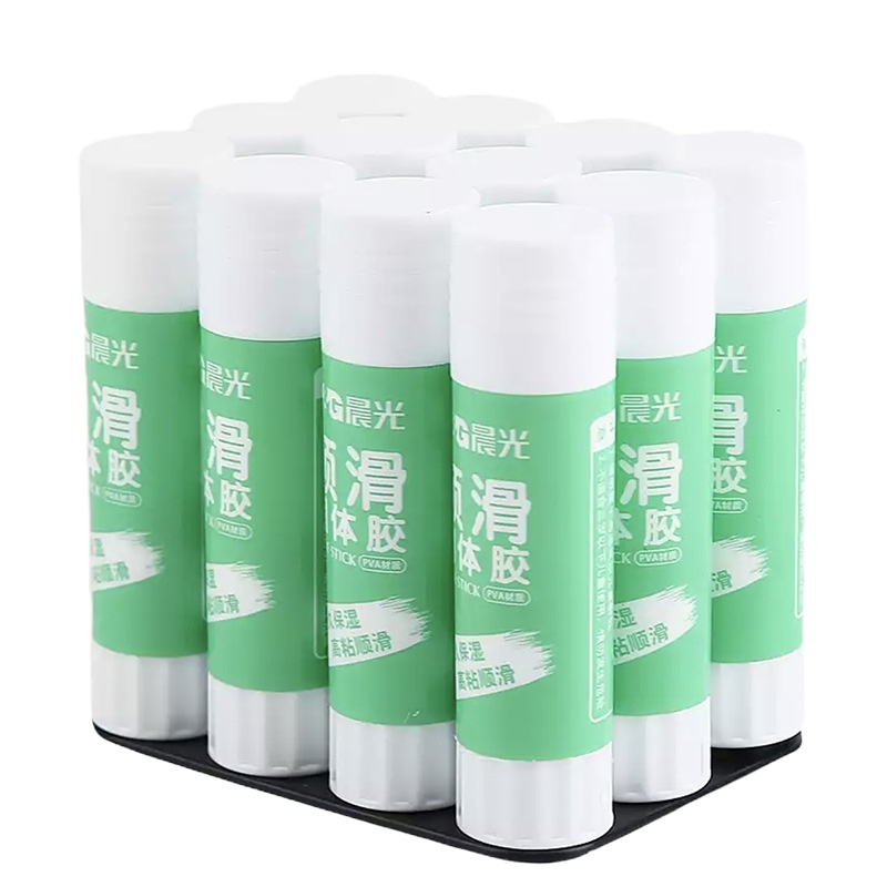 晨光(M&G) 顺滑固体胶21克 ASGN7104 手工DIY办公粘贴 无甲醛配方 高粘性 高粘度强力固体胶棒 12支装