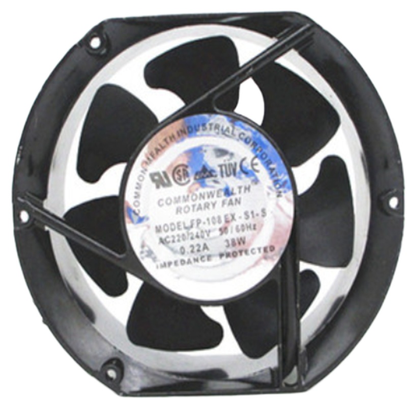 小型轴流风机 17050小型轴流风机220v机柜配电箱排风扇通用 5叶片220V