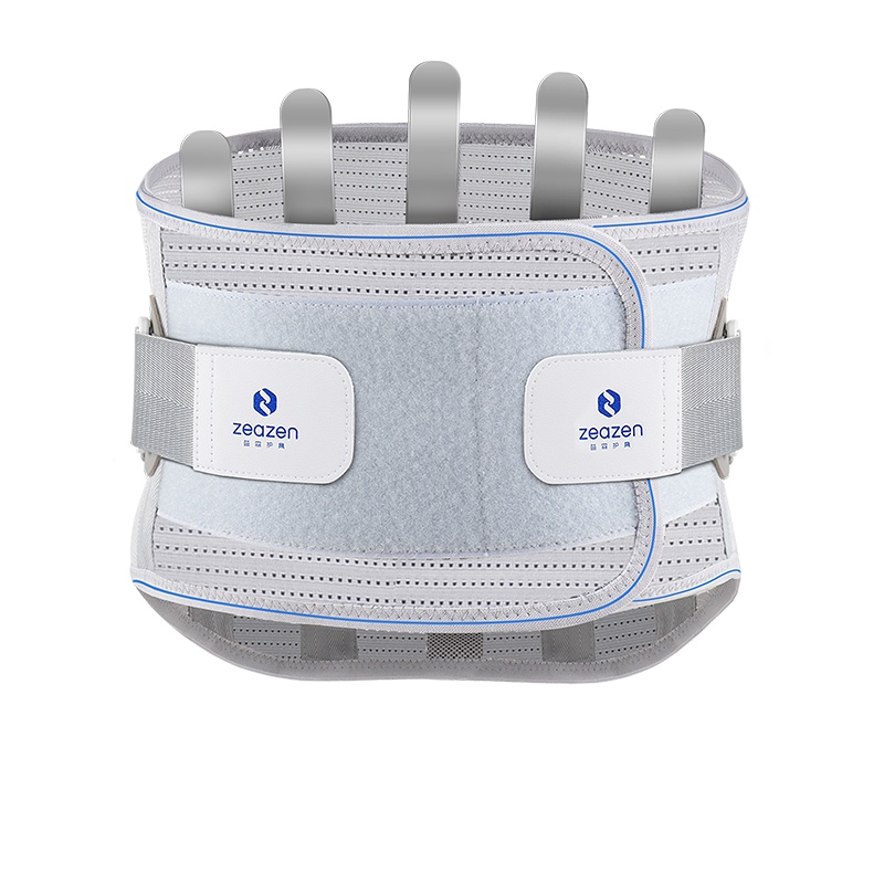 滑轮护腰带+电热垫+气囊[灰色]M码