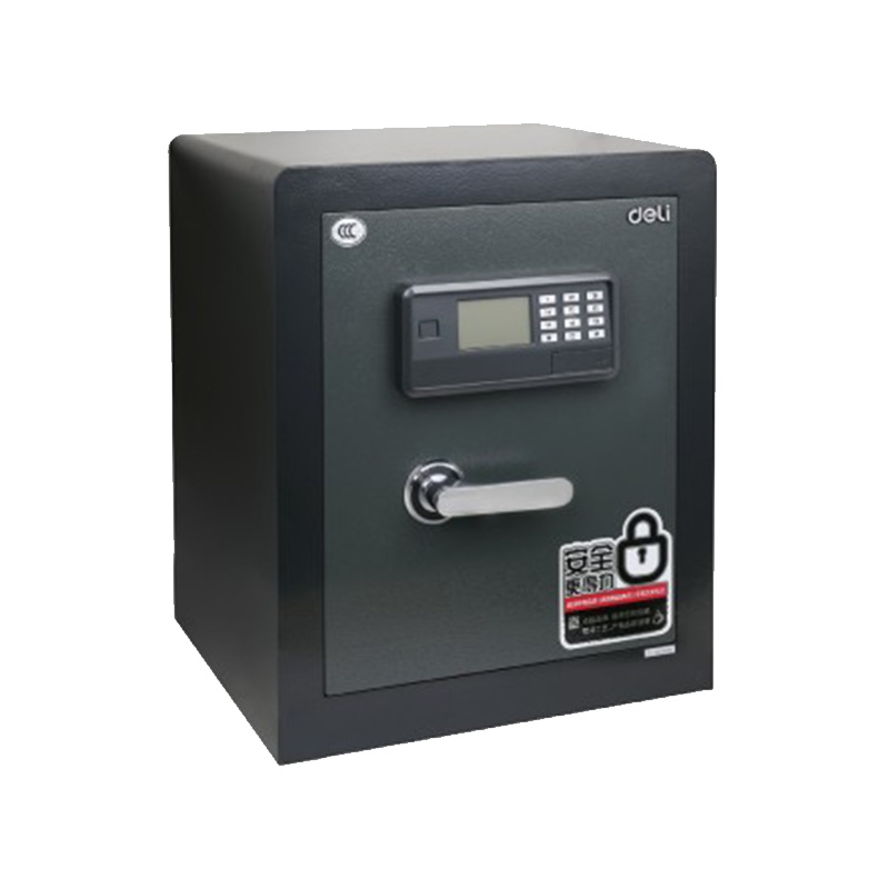 得力deli3623 电子密码防盗 办公/家用保险箱 加厚型 3C认证电子保管箱