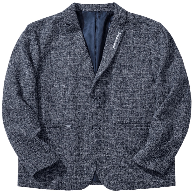 千纸鹤男士正装西服男2019秋季新款青年商务刺绣个性上衣男35122