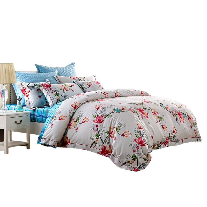 澳绒四件套-鸟语花香BYJT906-1