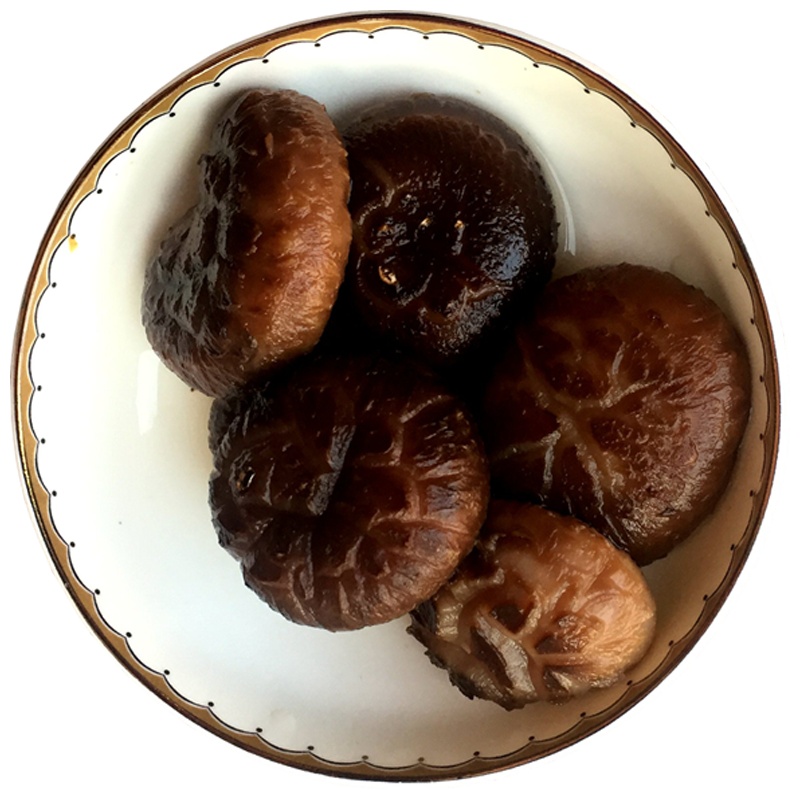 草本家 花菇250g椴木香菇干香菇农家自产野生椴木香菇无根干香菇野生冬菇干货井冈山花菇香菇干货袋装