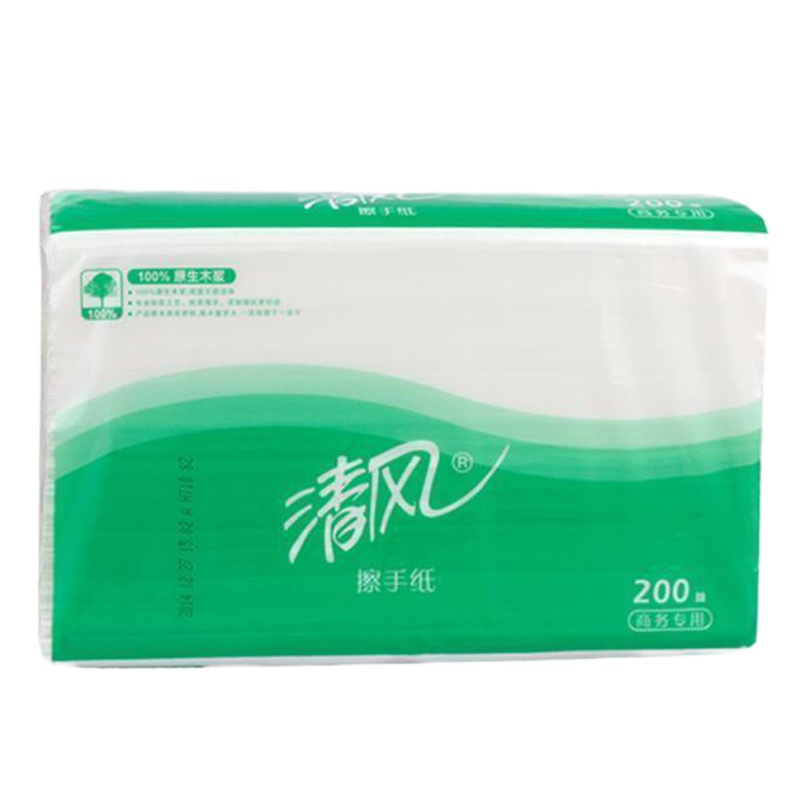 清风 B913A1层三折擦手纸225*230 200张/包 20包/箱