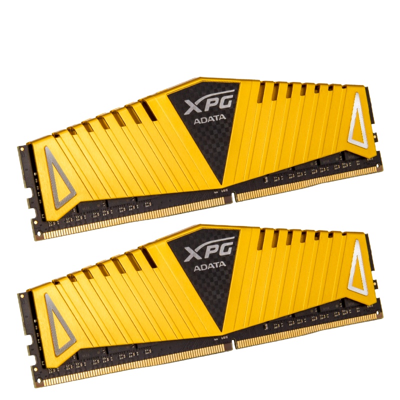威刚XPG-Z1 DDR4 3000 16GB (8GBx2)套装台式机内存 游戏威龙(金色) 单位:盒