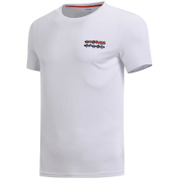 【自营】李宁LINING男子短袖T恤棉圆领透气休闲运动服AHSN155-1 3XL AHSN155-1白