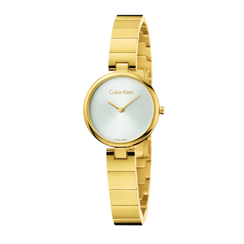 CK手表女2017款纯正系列时尚简约钢带石英表 K8G23546