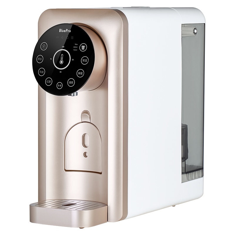 BluePro博乐宝反渗透净水器即热式家用厨房自来水直饮加热台式厨上一体饮水机6档调温One系列T02-R50