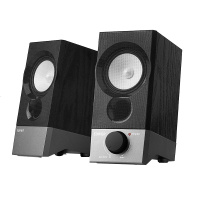 Edifier/漫步者 R19U 木质纯音2.0迷你桌面音响 电脑音箱 黑色