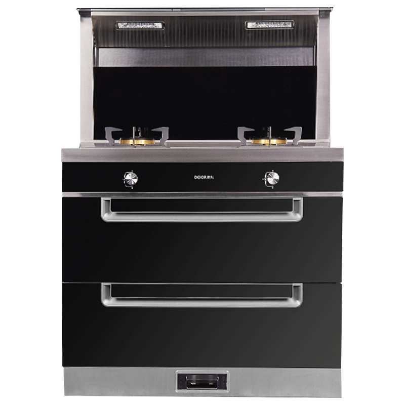 德兆A3B3家用集成灶烤箱消毒柜油烟机天燃气双灶蒸烤一体机环保灶