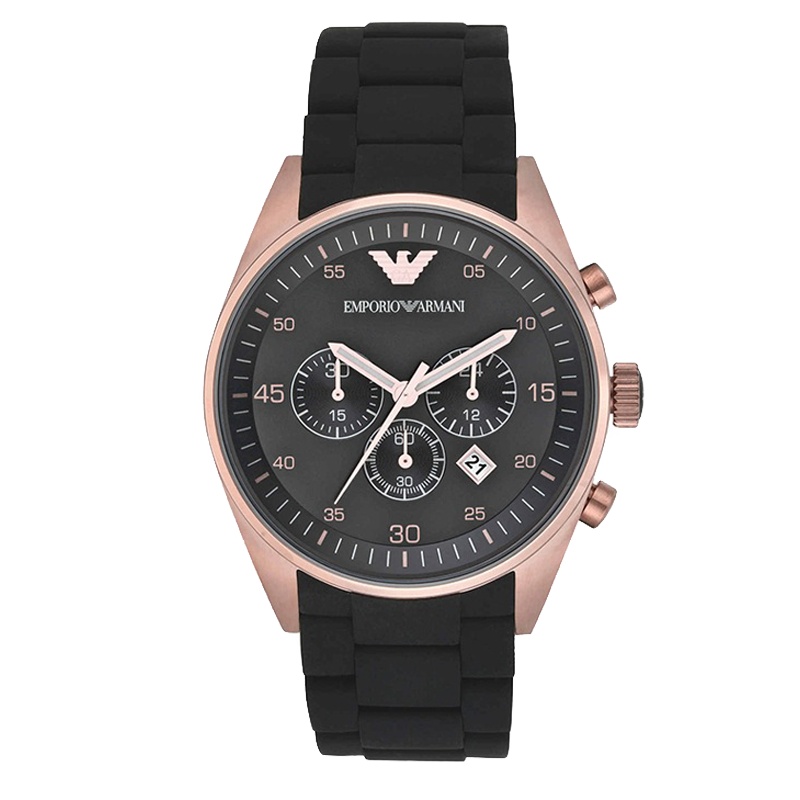阿玛尼（Emporio Armani ）手表男多功能运动手表时尚运动腕表 男士石英表AR5905