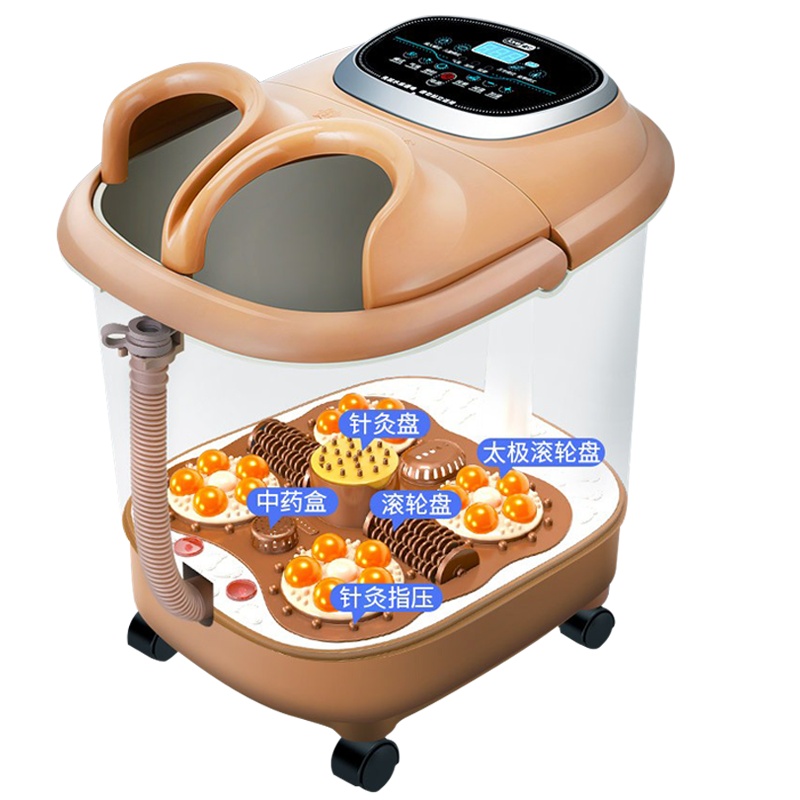 佳仁(jare)390-7A足浴盆足浴桶洗脚盆深桶沐足浴器全自动按摩加热泡脚盆