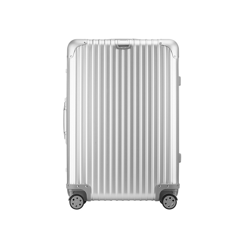 全金属铝镁合金拉杆箱结实耐用加厚行李箱男大容量旅行箱女30寸玫瑰金时尚款