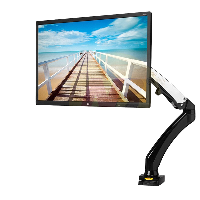 NB F80支架 电脑液晶显示器触屏底座通用升降旋转桌面 加安装