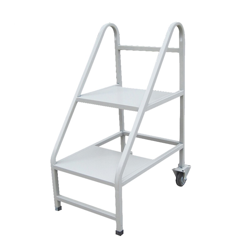 万尊 图书馆用书梯 静音移动登高梯二层三层四层梯子