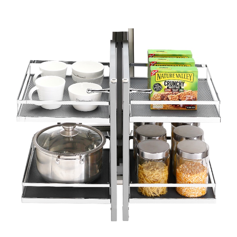 HIGOLD/悍高 转角拉篮 厨房橱柜置物收纳拉篮 全开小怪物