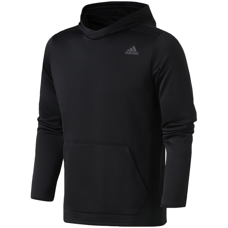 【自营】adidas男服卫衣新款跑步连帽套头休闲运动服DQ2552