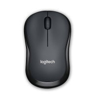 罗技(Logitech)M220无线静音鼠标光电笔记本苹果联想电脑 M186升级版(灰)