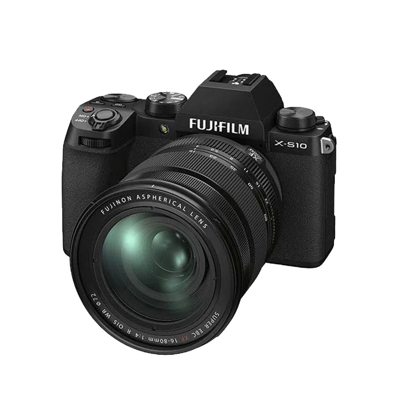 富士(FUJIFILM)微单相机 X-S10(16-80mm)单镜头套装 2610万像素 五轴防抖 翻转屏 vlog神器