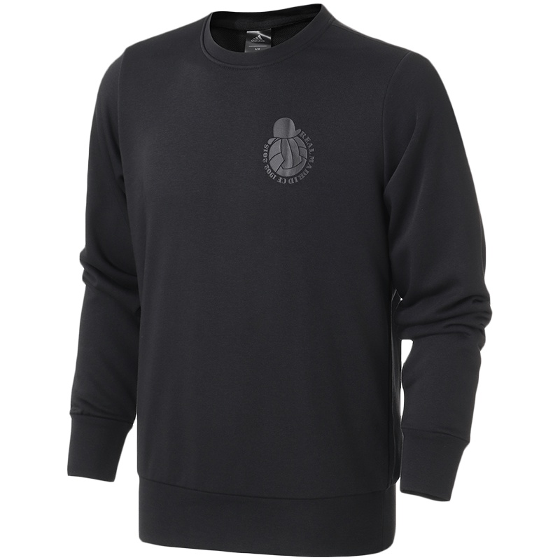 【自营】adidas阿迪达斯男子卫衣皇马足球套头衫运动服CW8700 L CW8700黑色