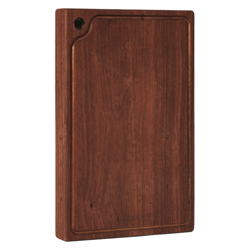 炊大皇(COOKER KING)醇正乌檀木菜板CBW1整木砧板切水果板厨具40cm无漆无蜡不易发霉