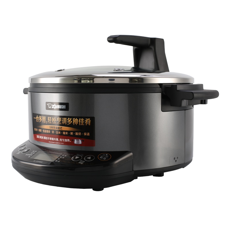 象印(ZO JIRUSHI)多功能料理电锅自动烹饪锅EL-CAH60C家用多功能电蒸锅电炒锅电热锅蒸煮锅