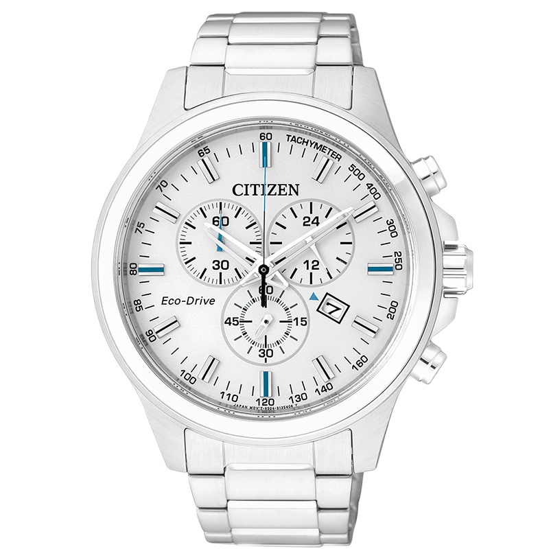 西铁城(CITIZEN)光能表 日韩品牌光动能不锈钢表带男士手表AT2310-57A