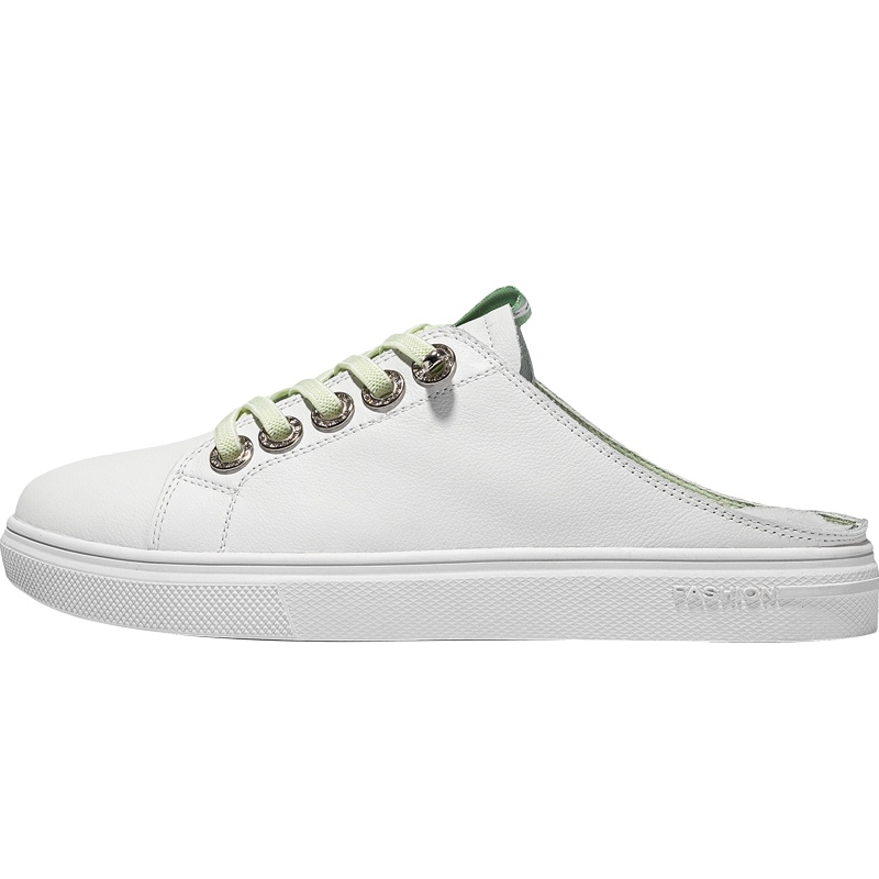 马克华菲2020夏季新款包头凉拖鞋女时尚外穿凉拖平底韩版百搭半拖小白鞋