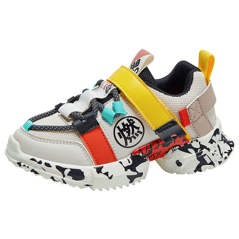 BOBDOG house 巴布豆鞋2019秋季新款儿童运动鞋男童女童休闲中大童潮鞋