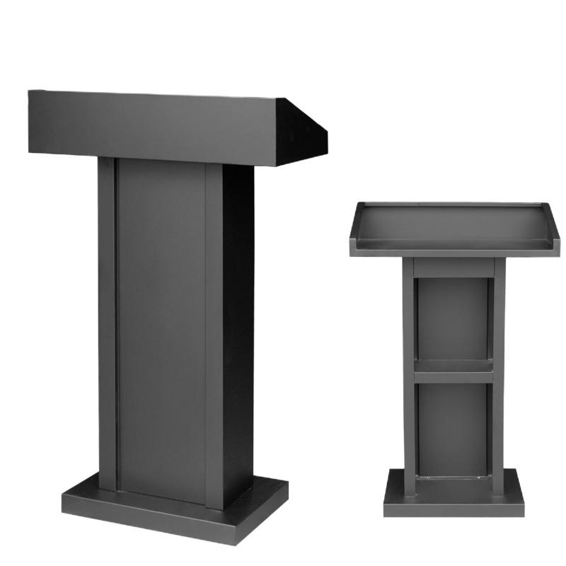 迎宾接待台D25 咨询台演讲台发言台 黑色 单个装