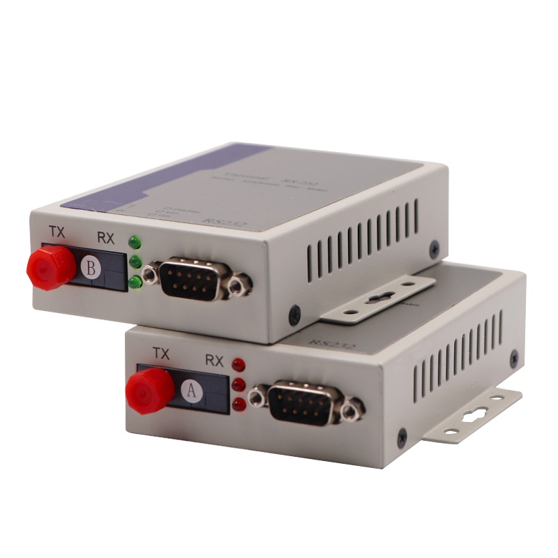 千天(QANTOP)双向RS232光端机延长器 232转光纤收发器232串口光猫DB9接口单模FC接口20KM