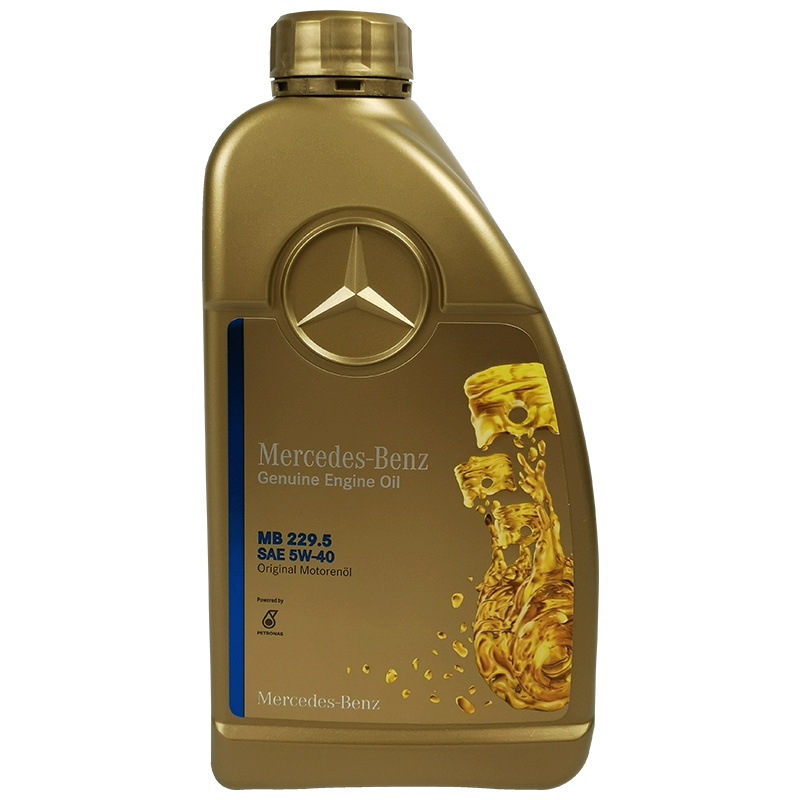 奔驰(Mercedes Benz)原厂机油 全合成机油MB 229.5 5W-40 1L 欧盟原装进口
