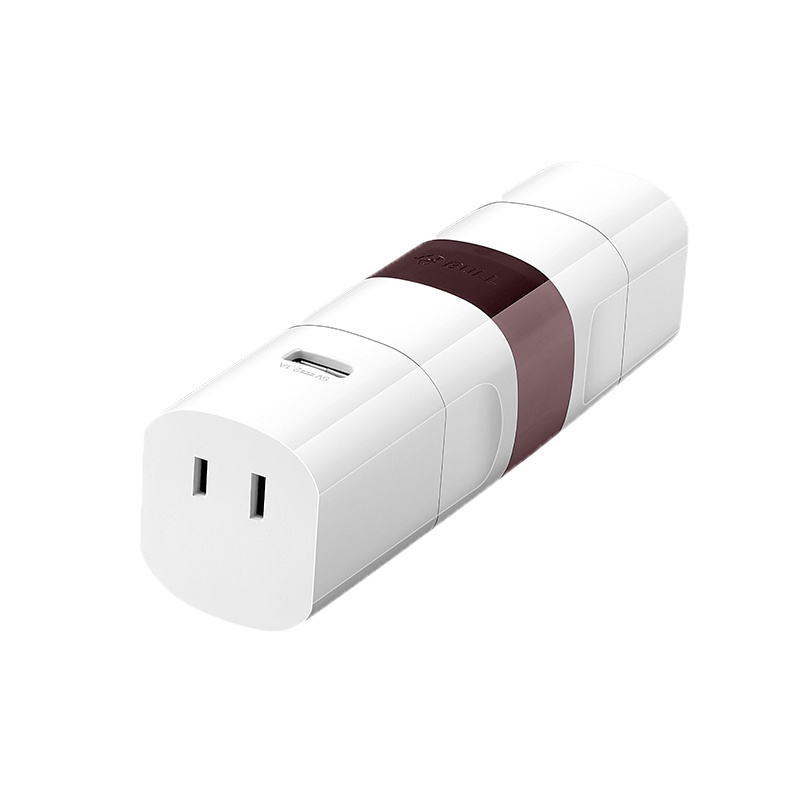 公牛插座usb插座充电魔方插排插线板接线板多功能家用电源转换器 车载逆变器 多国旅行转换器GN-107U