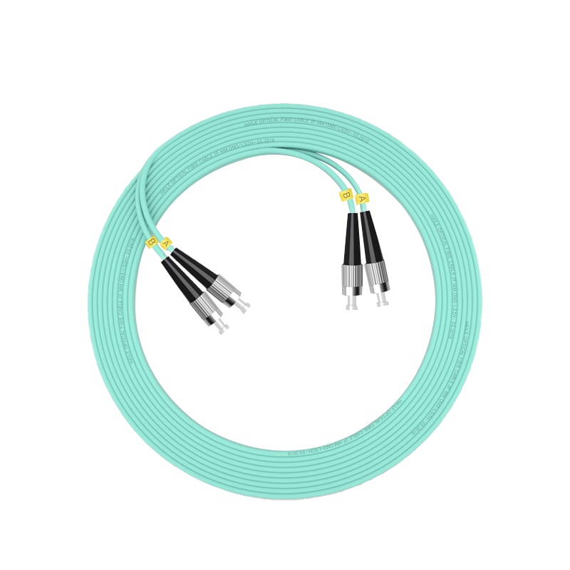 千天(QANTOP)光纤跳线 电信级光纤熔接收发器尾纤 光端机适用 FC-FC多模双芯OM4-QT-GXTX389