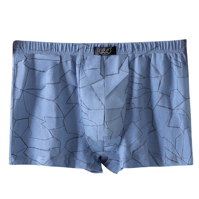 浪莎男士内裤男平角纯棉大码胖子肥佬200斤加肥加大宽松四角短裤