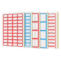 schoolchild 自粘标签口取纸贴92 蓝色 65*37mm,9枚/张,50张/包