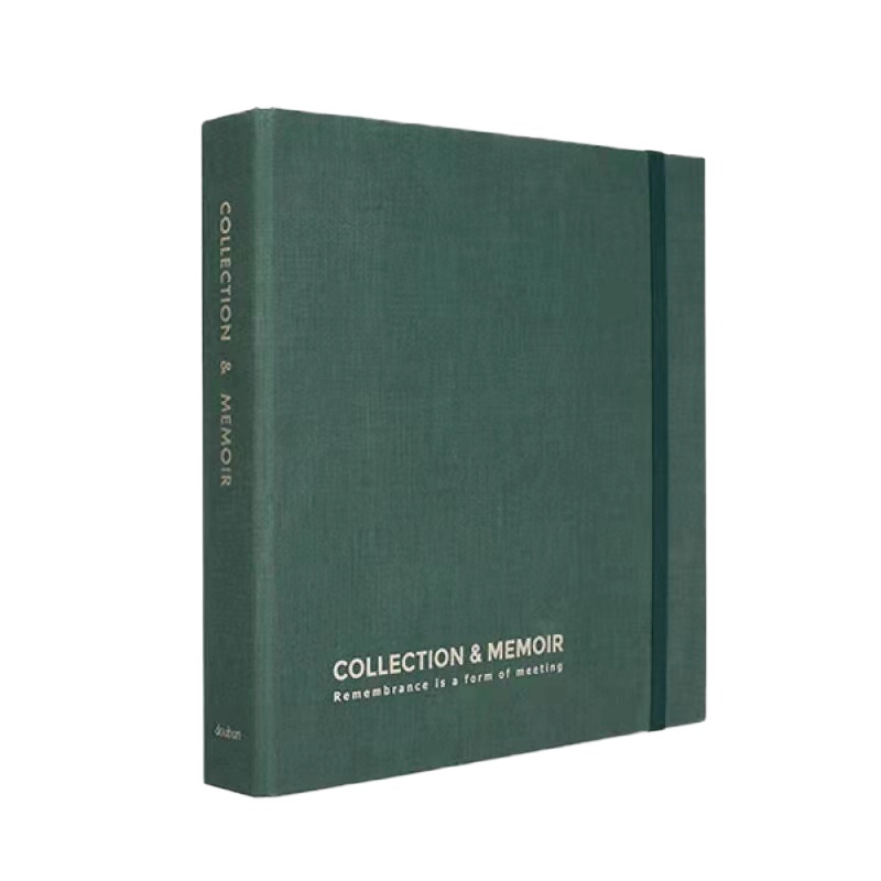 尚圣 豆瓣豆品收藏夹火车票电影票纪念册票夹森林绿