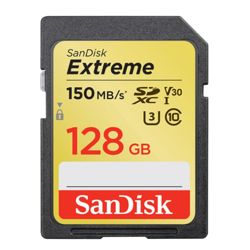 闪迪（SanDisk）128GB SD存储卡 U3 C10 V30 4K至尊ji速版 读速150MB/s