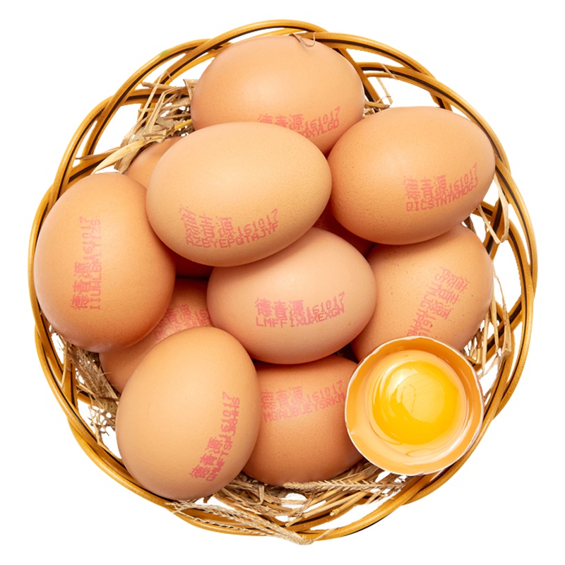 德青源A+级鲜鸡蛋64枚装粮食喂养