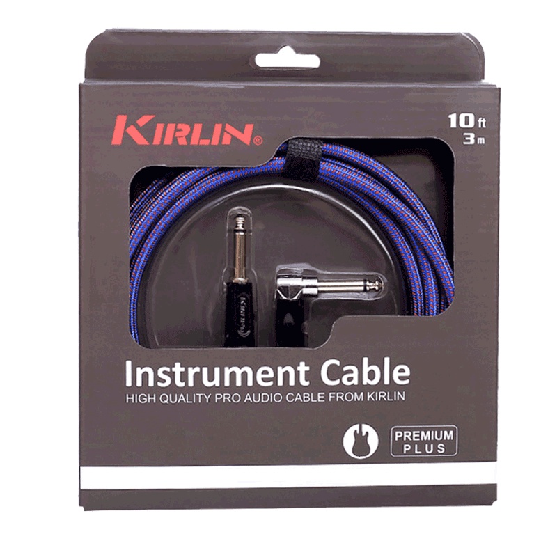 美国科林Kirlin 织布无噪贝斯贝司吉他连接线IWB-201BFGT 201WSXG 乐器配件
