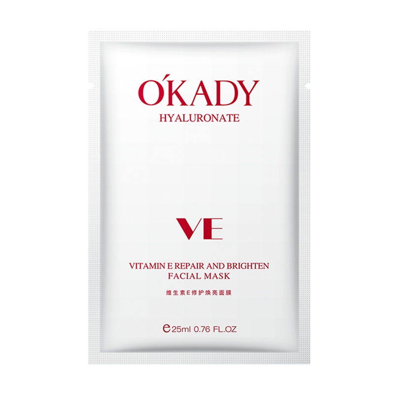 OKADY 维生素E焕亮面膜5片