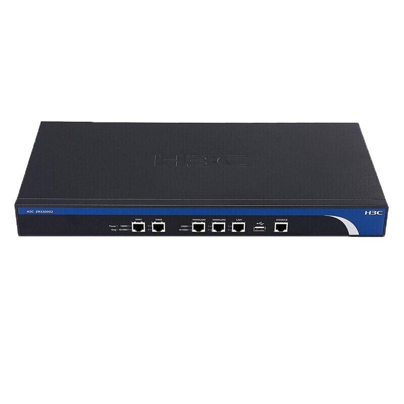 华三(H3C)ER3200G2 全千兆 企业级VPN网关路由器 多WAN口 带机量100-150