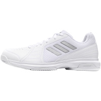 adidas阿迪达斯男子网球鞋网球训练运动鞋B96525 B96525亮白+暗银金属