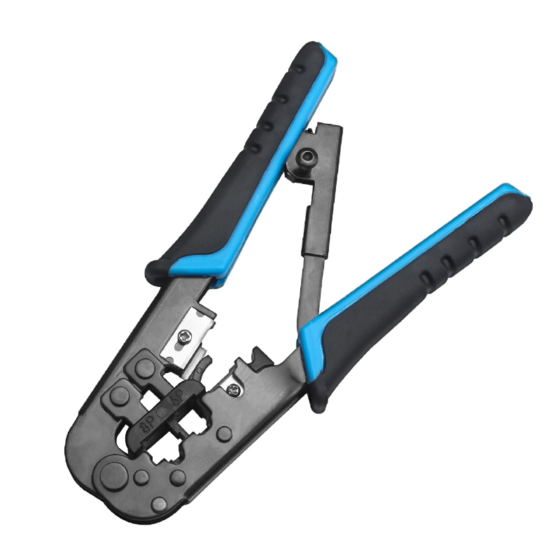 网络钳套装网络测试仪接水晶头接头夹线闪电客网钳工具钳六类七类压线钳 8P6P棘轮网线钳100件套(带工具包维修专员优选)