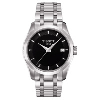 天梭(TISSOT)手表 库图系列 石英女表 带日历 中等表盘 时尚简约女表T035.210.11.051.00