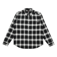 A21春季2021新款男装 梭织起绒合体翻领长袖全开襟衬衫男士百搭潮