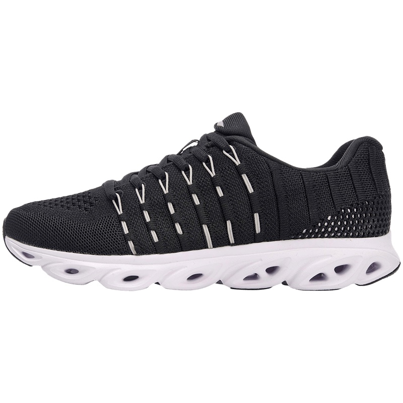 【自营】李宁LINING女子跑步鞋透气休闲运动鞋ARHN046-1 ARHN046-1标准黑+标准白